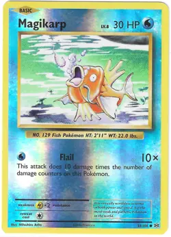 Pokemon XY EVOLUTIONS REVERSE HOLO MAGIKARP 33/108 PACK FRESH - Image 1