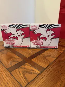 Pokemon White Flare ETB Lot of 2! Factory Sealed! FREE SHIPPING - Image 1