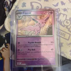 Espeon 033/131 Master ball, Pokemon Prismatic Evolutions NM - Image 1