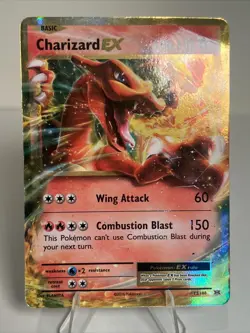 DAMAGED Charizard EX 12/108 Holo XY Evolutions AUTHENTIC Pokemon Card - Image 1
