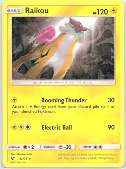 Raikou - 32/73 (Cracked Ice Holo)Holo Deck Exclusives - Pokemon Card - NM - Image 1