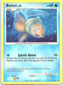 Buizel DP13 Holo Diamond and Pearl Promos - Pokemon Card - NM - Image 1