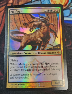 MTG Magic the Gathering Malfegor (117/145) Conflux Promos MP FOIL - Image 1