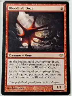 Bloodhall Ooze - Conflux - Magic the Gathering MTG Nice! - Image 1