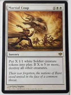 Martial Coup - Conflux - Magic the Gathering MTG Nice! - Image 1