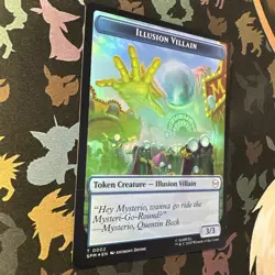 MTG Spider-Man Spider/Illusion Villain Token Foil 0002/0003 - Image 3