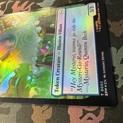 MTG Spider-Man Spider/Illusion Villain Token Foil 0002/0003 - Image 4