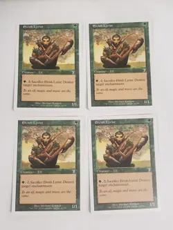 MTG Playset 4x Elvish Lyrist (7th Edition/Green/U) - BGM - Image 1