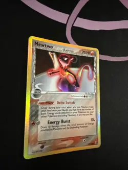 Pokemon Mewtwo TCG Delta Species 12/113 Reverse Holo Holo Rare Card - Image 2
