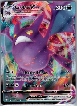Crobat VMAX 045/072 - Pokemon TCG SWSH: Shining Fates - Ultra Rare (NM) - Image 1