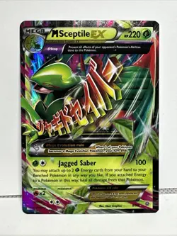 Pokemon TCG M Sceptile EX #8/98 XY - Ancient Origins MP - Image 1