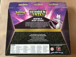 Pokemon Hidden Fates Pin Collection MEWTWO SM214 PROMO FACTORY SEALED - Image 2