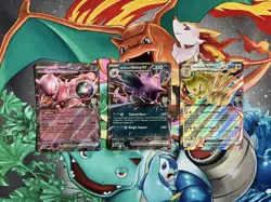 Pokemon TCG Team Rockets Promo Mewtwo, Persian, Nidoking SVP216 SVP217 SVP218 - Image 1
