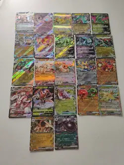 Pokemon Japanese Hydreigon Ex/Mew Ex/Pikachu Ex/Leafeon Ex Holo Cards - Image 1