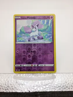 Galarian Ponyta 081/202 NM Reverse Holo Sword and Shield Pokemon Card 81/202 - Image 1