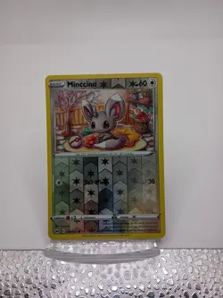Minccino 146/202 Pokemon Sword & Shield Base Set Reverse Holo Common Card NM - Image 1
