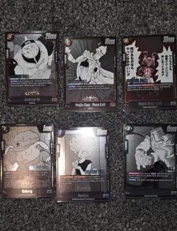 Dragon Ball Fusion World SB01 Release Event 16 Card Holo GOLD STAMP Manga NM/M - Image 3