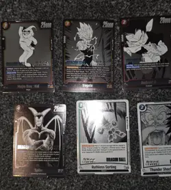 Dragon Ball Fusion World SB01 Release Event 16 Card Holo GOLD STAMP Manga NM/M - Image 4