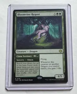 Bloomvine Regent Claim Territory #136 Tarkir: Dragonstorm Rare MTG NM/M - Image 1