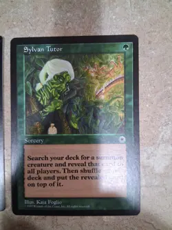Magic The Gathering Portal Lot Od 2 Sylvan Tutor, King's Assassin Never Played - Image 2