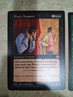 Magic The Gathering Portal Lot Od 2 Sylvan Tutor, King's Assassin Never Played - Image 3