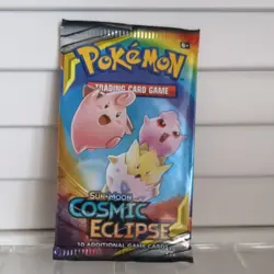 Pokemon TCG Sun & Moon Cosmic Eclipse Booster Pack Togepi - Image 1