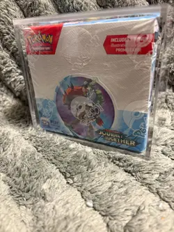 Pokemon - Journey Together ENHANCED Factory Sealed Booster Box + Acrylic Case - Image 1