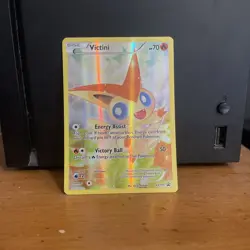 Pokemon TCG Victini XY117 Full Art Black Star Promo - XY Promos Generations - Image 1
