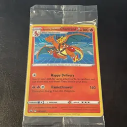 Special Delivery Charizard Pokemon Black Star Promo SWSH075 SEALED -big swirl🔥 - Image 1
