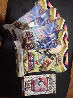 Pokemon TCG Astral Radiance Sleeved Booster Packs Lot of 5 with 151 booster pack - Image 1