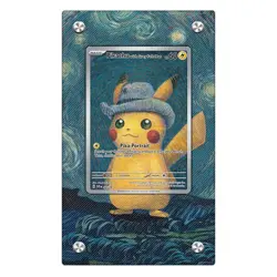 Pikachu with Grey Felt Hat - Pokemon Extended Artwork Protective Display Case - Image 1