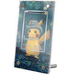 Pikachu with Grey Felt Hat - Pokemon Extended Artwork Protective Display Case - Image 4