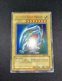 Yugioh Blue-Eyes White Dragon SDK-001 Ultra Rare ORIGINAL PRINT NM - Image 1