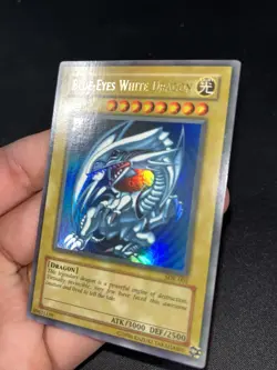 Yugioh Blue-Eyes White Dragon SDK-001 Ultra Rare ORIGINAL PRINT NM - Image 2