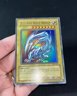 Yugioh Blue-Eyes White Dragon SDK-001 Ultra Rare ORIGINAL PRINT NM - Image 4