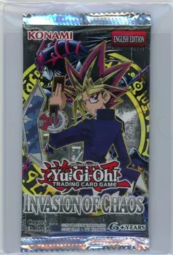 YuGiOh TCG Invasion Of Chaos Legendary Booster Pack (2017) NEW/SEALED - Image 1