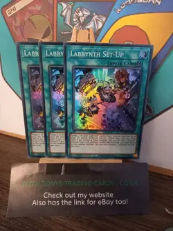 3 X Labrynth Set-Up - TAMA-EN022 - Super Rare - 1st Ed - YuGiOh - Image 1