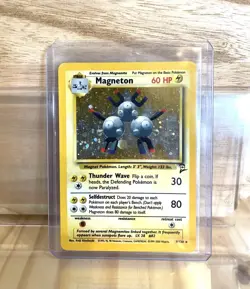Magneton Holo R 9/130 Base Set 2 TCG Pokemon Card NM-MNT - Image 1