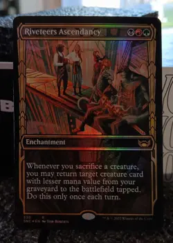 MTG Riveteers Ascendancy 330 Gilded Foil Streets of New Capenna MTG Card - Image 1