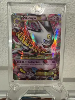 Mega Gengar EX Holo Black Star Promo Card XY166 XY LP Condition - Image 1