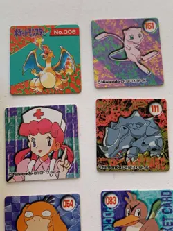Pokemon GB Pocket Card Mini (1 inch) Japanese Bundle Charizard Mew & Holos - Image 2