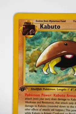 Pokemon TCG Kabuto Fossil Set Card 15/64 1st Edition - LP - Excellent Condition - Image 4
