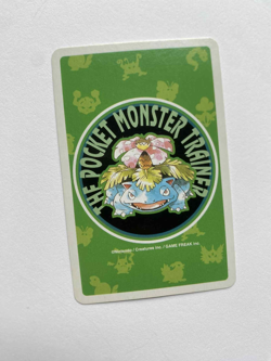 Mewtwo Ace of Spades Pokemon Poker No. 150 Venusaur Green Deck Playing Card 1996 - Image 2
