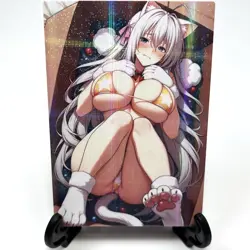 High School DxD Rossweisse Sexy Bikini Anime Waifu Girl Goddess Story Art Card - Image 2