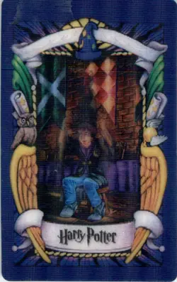 Harry Potter Lenticular Chocolate Frog Card (2001) 1st Series - Ron Weasley - Image 1
