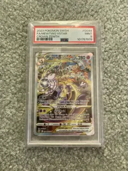 Pokemon Card Mewtwo VSTAR GG44/GG70 Crown Zenith: Galarian Gallery Holo grade 9 - Image 1
