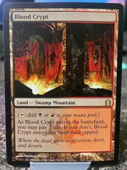 Magic the Gathering Return to Ravnica Blood Crypt Swamp Mountain 238/274 - Image 1