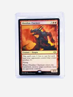 Magic The Gathering, Obsidian Charmaw, Modern Horizons 2, Foil MT/NM - Image 1