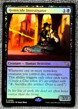 MTG HOMICIDE INVESTIGATOR 086 Foil Murders at Karlov Manor Magic The Gathering - Image 1