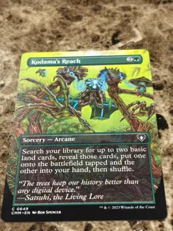 KODAMA'S REACH Magic the Gathering MTG Commander Masters Borderless - Image 1